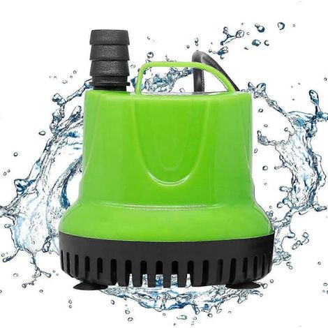 Pompe à eau submersible 25 W, 1200 L/h, ultra silencieuse, pour fontaine, bassin, jardin ou aquarium. (1/4)