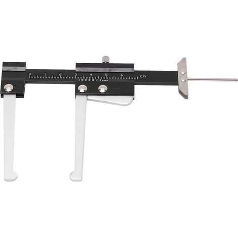 Étrier de mesure de profondeur de disque de frein métrique, jauge de bande de roulement de pneu de 0 à 60mm, précision de 0.1mm, Portable (1/5)