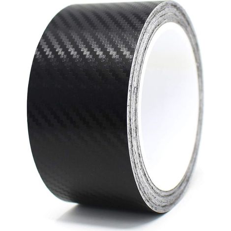 Bandes adhesives décoratives pour auto voiture moto bateau modélisme nombreux coloris longueur 10m ruban adhésif (Carbone noir, 30mm) (1/5)