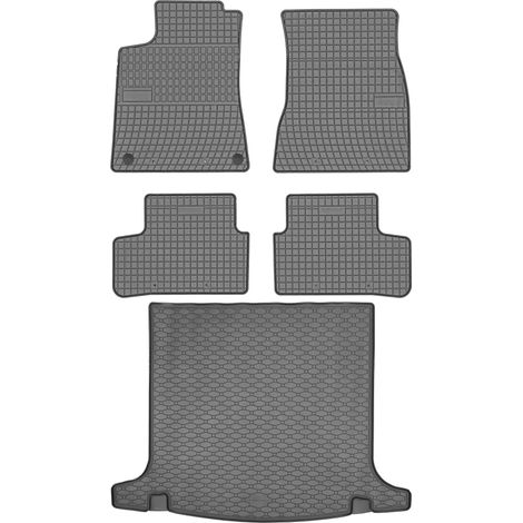 Juego de alfombrillas de goma para coche y maletero para Mercedes CLA C118 Sedán (desde mayo de 2019) (1/5)