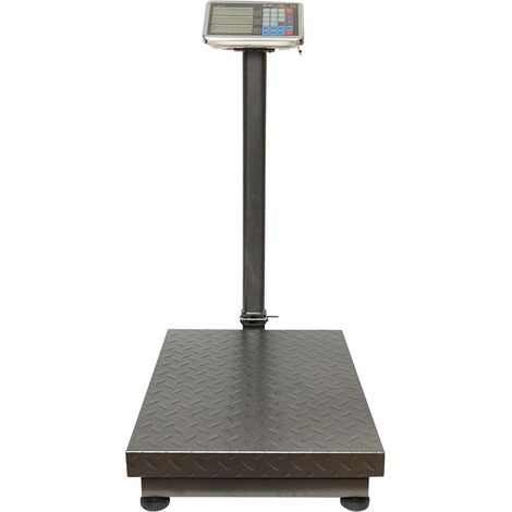 Bilancia Elettronica da Pavimento, Piattaforma 600 x 450 mm, Capacità 700 kg /100 g, Display LCD, Batteria Ricaricabile, 220V (1/5)