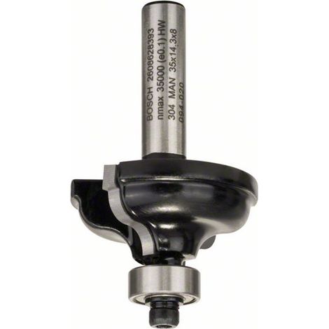 Bosch PROFILfräser A 8 mm, R1 4,8 mm, B 11 mm, L 14,3 mm, G 57 mm