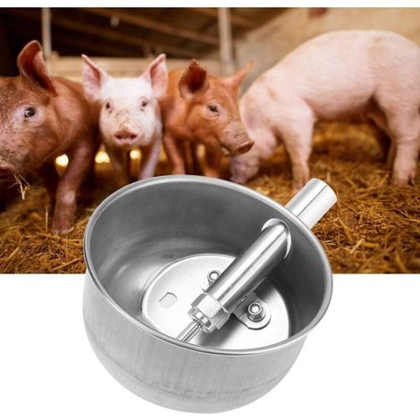 Abbeveratoio per maiali, Ciotola per maiali, Ciotola per bere, Esk, Abbeveratoio per maialini, Ciotola per bere in acciaio per maiali, Ciotola per bere automatica per maialini, Attrezzatura per fontan (1/5)