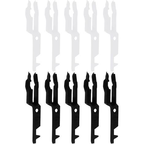 10pcs clés de point d'appel, clé d'essai d'alarme incendie, clé de point de déclenchement d'incendie, clé de commutateur en verre feu, interrupteur d'urgence point d'appel, bouton de test (1/5)