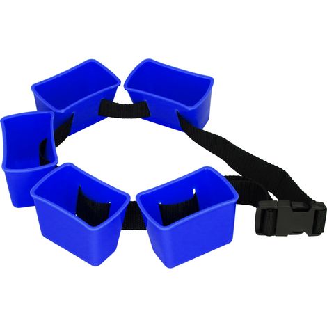 Aqua-Sport-Widerstandsgürtel mit Haltebändern, blau, AS193267 (1/5)