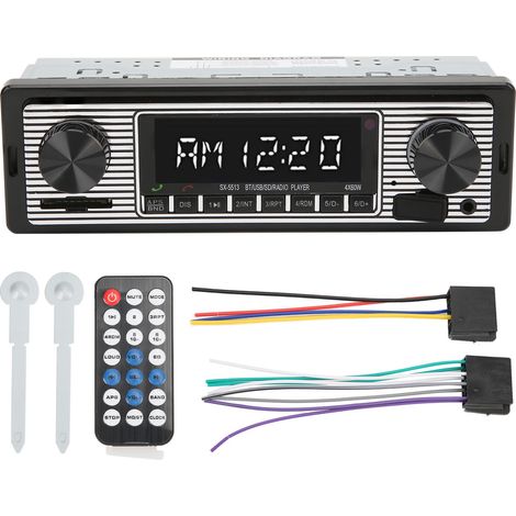 Autoradio Bluetooth Multimédia MP5 Lecteur 92dB 4 Ohms 150-20000Hz Télécommande Universel (1/5)