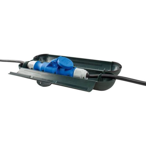 as-Schwabe Sicherheitsbox, grün für 230 Volt CEE