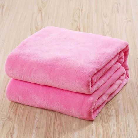 Couverture Jetable - Microfibre Polaire Douce 120 x 200 cm - Pour Canapé Lit Camping Voyage - 1 Pièce (1/5)