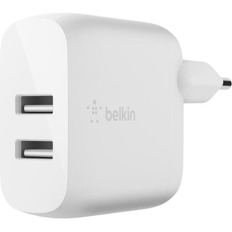 Dual usb-a charger 12w x2 wht (1/3)