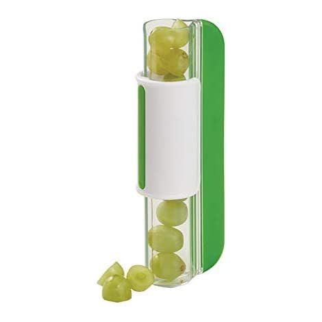 Affettatrice multifunzionale per uva e insalata - Affettatrice per pomodori, ciliegie e frutta per un taglio rapido e facile (verde)