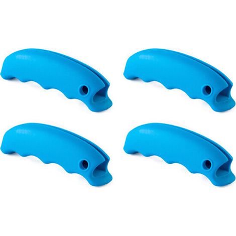 Support Pour Sac En Silicone - 4 Pièces - Pour Sacs Plastiques Épicerie Poubelle - Confort Ergonomique - Sans Marque (1/5)