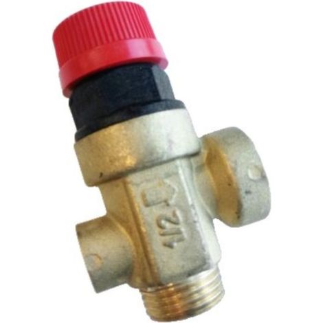 Valvula de seguridad 1/2 M-H 3 bar toma 1/4h mano
