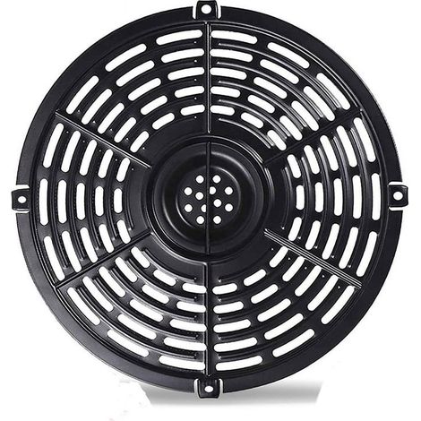 Plaque À Griller Rond - Acier Inoxydable 304 - Revêtement Antiadhésif - Pour Friteuse À Air 5 QT - Diamètre 20 cm (1/5)