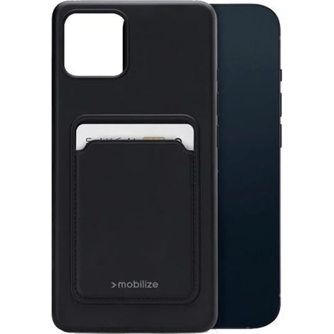 Mobilize Cardcase TPU Back Cover Negro Apple iPhone 13 Mini