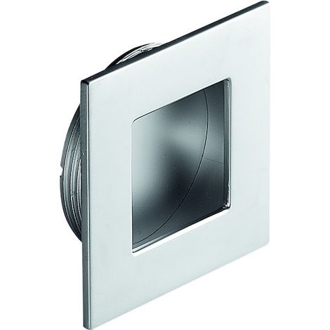 Format Muschelgriff "Inn" Zink Edelstahloptik L50mm W50mm