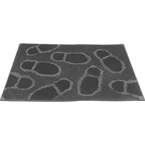 Tapis d'entrée extérieur BOGOTA 40x60cm Noir