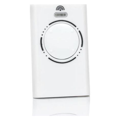 Télécommande universelle 4 boutons blancs, compatible avec portails et portes de garage FAAC XT4 (fréquences 300–868 MHz), copie facile sans programmation yun (1/3)