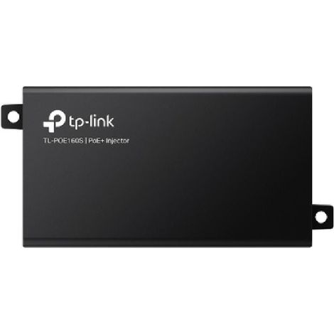 TP-LINK PoE+ Injector Adapter. 1× Gigabit PoE Port, 1× Gigabit Non-PoE Port.
