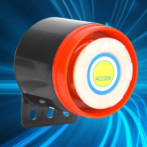 220 V Wechselstrom, 110 dB, aktiver Summer mit Kabel für Elektronik-Bastelprojekte (1/5)