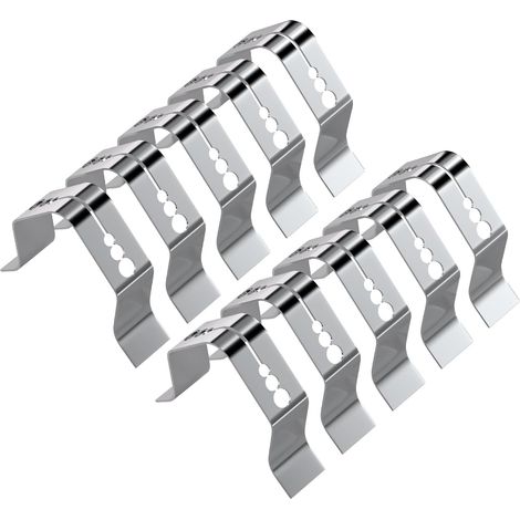 Packung mit 10 3-Loch-Sondenhaltern, Grillthermometer-Clip, universeller A-förmiger Sondenhalter (1/5)