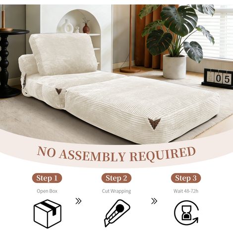 Canapé moderne 1 place avec rangement intégré et élégants pompons, fauteuil cosy pour salon spacieux, gris, tissu doux, 1 pièce (1/5)