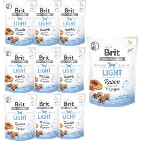 Brit Care Hunde-Funktionssnack LIGHT Kaninchen 10 x 150 g