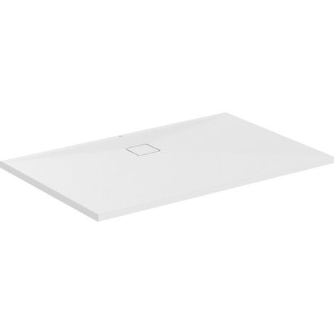 Receveur de douche antidérapant IDEAL STANDARD Ultra Flat Evo recoupable avec bonde longueur 140 x 90