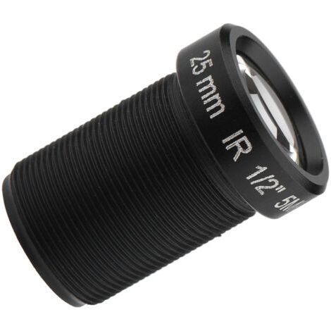 DEESSE SHOP-Lentille de caméra CCTV 25 mm super claire 5 millions de pixels 1/2 '' lentille de caméra de sécurité pour caméra WiFi (1/5)
