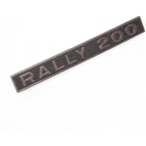 Emblem „Rally 200” 123 x 15 mm RMS für Piaggio 200 Vespa Rally, (1/2)