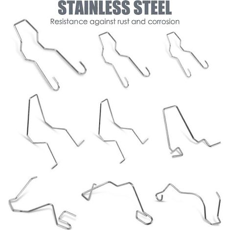 Stück Glühbirnen-Haltefederclips, Scheinwerfer-Halteclips, Edelstahl-Autoscheinwerferklemmen für (1/4)
