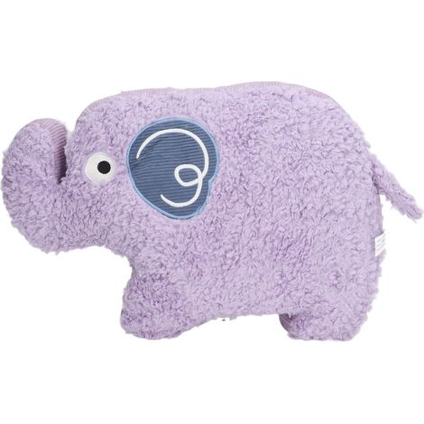 Coussin Éléphant Violet 45cm Peluche Douce Anti-stress Multi-usage Oreiller Décoratif pour Salon Chambre Bureau (1/5)