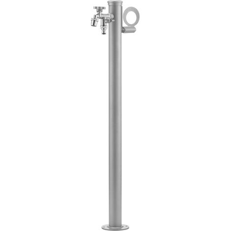 Fontana da Giardino con Doppio Rubinetto Belfer 42/SRR Alluminio (1/5)