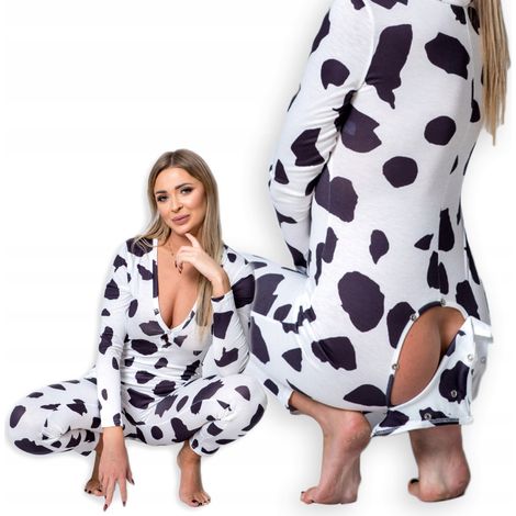 DAMEN-PYJAMA, VALENTINSTAGSGESCHENK FÜR SIE, DALMATIER, XL