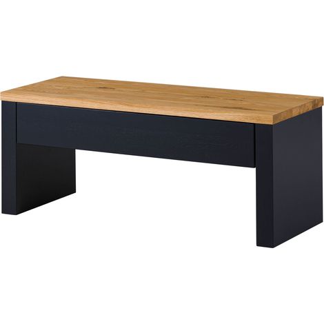 Garderobenbank Wildeiche 110x42x45 natur lackiert / geölt KITZBÜHEL 133
