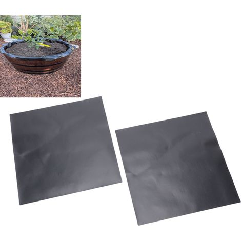 Reparaturflicken für Teichfolien, IIR-Klebstoff, 2er-Pack (20 x 20 cm): wasserdicht, wasserfest, vielseitig, langlebig (1/5)