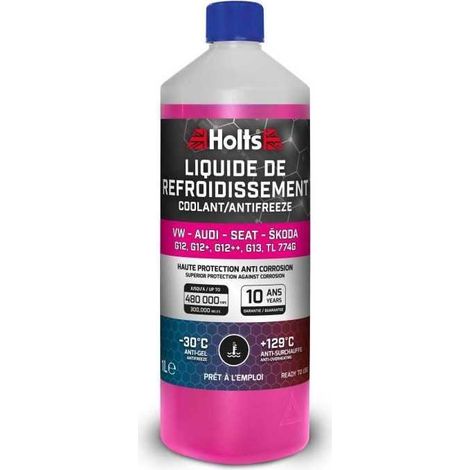 Liquide de Refroidissement - HOLTS - HAFR0005B - Dédié VW-AUDI-SEAT-SKODA G12/ G12+ / G12++ / G13 / TL 774G 1L