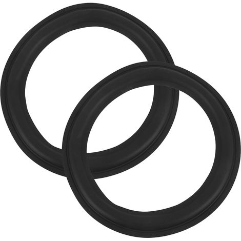 Bordures en caoutchouc pour haut-parleurs - Lot de 2 - Pour enceintes 8 pouces - Restauration des basses - Bricolage audio - Diamètre 178 mm (1/5)