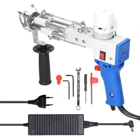 Machine à tisser et tufter électrique pour tapis, appareil de flocage professionnel, outil de broderie industrielle, équipement de tricotage à boucles (1/5)
