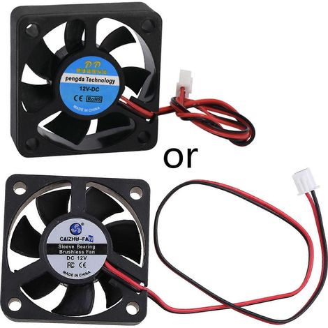 Kühlventilator für 3D-Druck-Extruder 5015 - DC 12V 24V 5V, Hot-End-Zubehör für 3D-Drucker, schnelle und leise Kühlung.