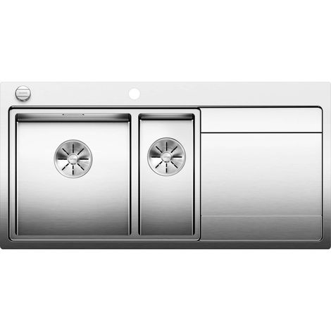 Evier Blanco Divon II 6 S-IF Inox - 000000 - Egouttoir A droite (1/5)