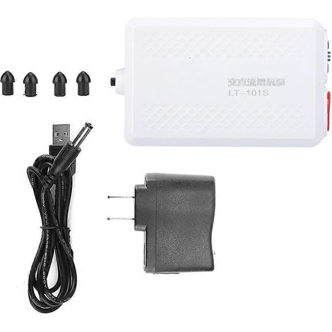 Ultraleise Aquarium-Luftpumpe (Gleich-/Wechselstrom) mit Sauerstoffversorgung für Aquarien (LT-101S) (1/5)