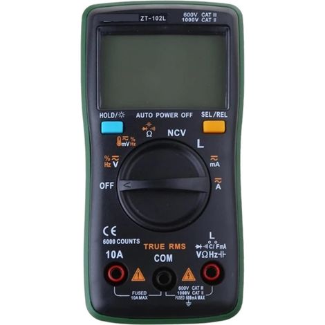 Multimètre Pratique, testeur d'inductance, de température, de résistance, de capacité (1/5)