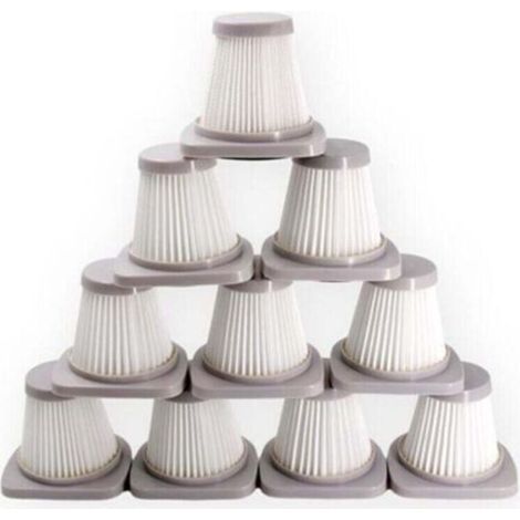 Filtros de repuesto compatibles con aspiradoras de mano Midea SC861 y SC861A, accesorios para aspiradoras domésticas (10 unidades) (1/5)