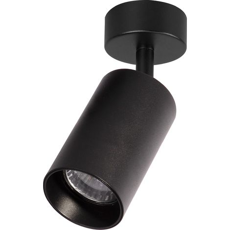 Luminaria Pipe Spot Negra 1xGU10 (1/5)