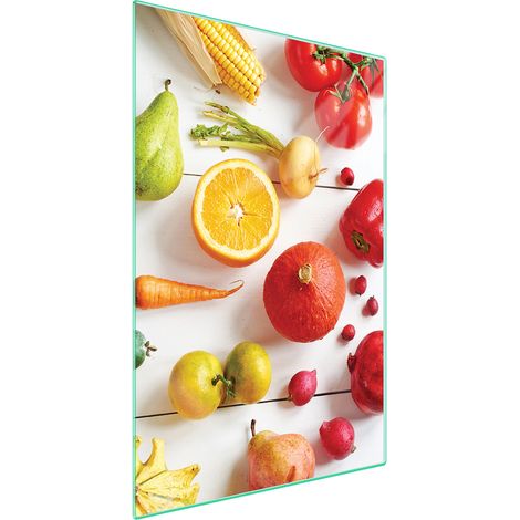 TAGLIERE IN VETRO 35x52 Verdure (1/5)