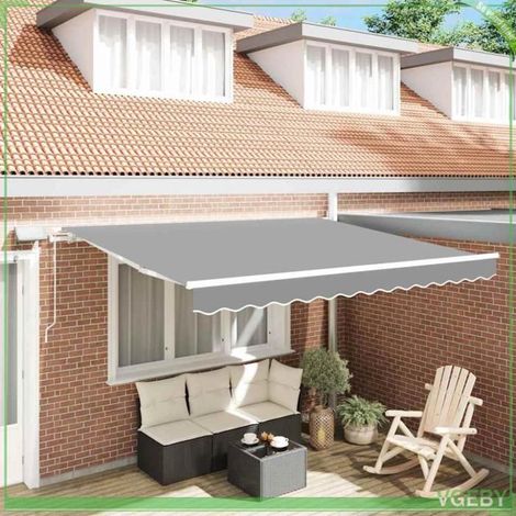 Auvent - FAF7291712410338 - Blanc - Métal - 3 x 2,5 m (1/5)