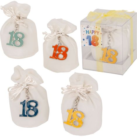ETM Event Gift Box 18 Anni Bomboniera Portaconfetti Ass. 3,5 Cm Multicolor 1 Pz