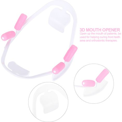 Écarteur buccal 3D jetable, rétracteur buccal intra-oral dentaire, outil dentaire, blanc (1/5)