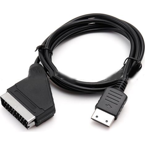 Câble audio stéréo à prise péritel européenne pour console de jeux Segadc128, anti-oxydation (1/4)