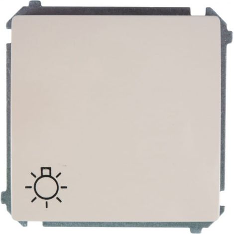 Interrupteur Blanc Basic Bms1.01/12 - Monobloc - Montage Encastré - Électrique - Design Classique